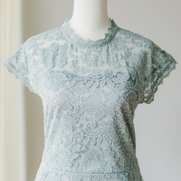 NWOT Joyfolia Esperanza Dress in Sea Glass - Picture 1 of 7